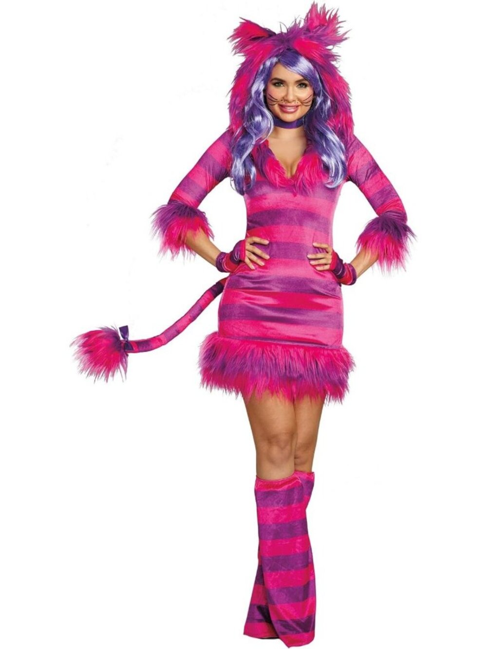 Enchanting Cat Storybook Costume for Women - Dreamy Halloween Outfit, Fun